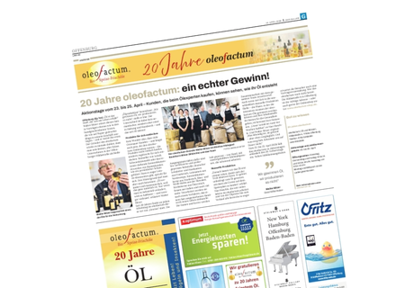 Kollektive Anzeige Homepage